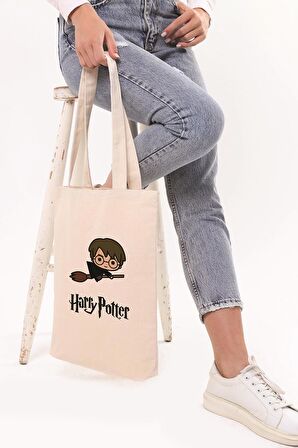 Kanvas Harry Potter Süpürge Bez Çanta