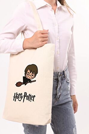 Kanvas Harry Potter Süpürge Bez Çanta