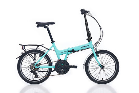 Bianchi F21 Adhoc 20 Jant Katlanır Bisiklet (Celeste Siyah)