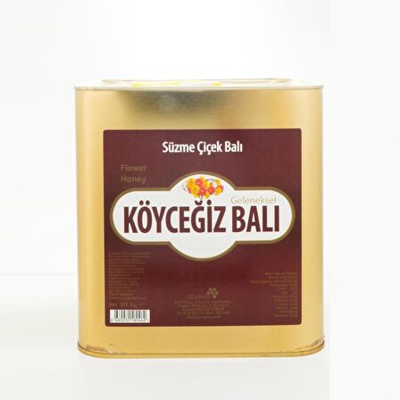 Köyceğiz Balı Çiçek Balı 10 Kg Teneke