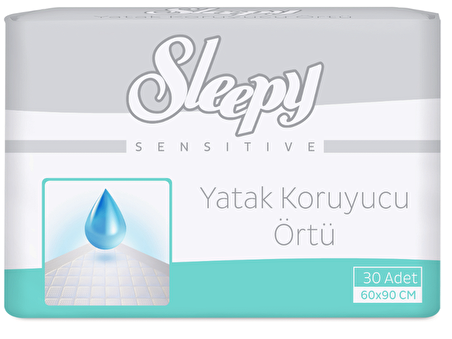 Sleepy Sensitive Hasta Yatak Koruyucu 60x90 30 Adet