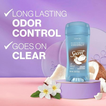 Secret Nurturing Coconut Clear Gel Deo 73Gr