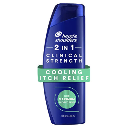  HEAD & SHOULDER 2 IN 1 CLINICAL STRENGTH DANRUFF DEFENCE INTENSIVE ITCH RELIEF 400ML