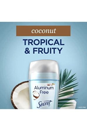 Aluminum Free Balancing Minerals Notes of Coconut 48 hr Odor Protectıon Dry Solıd Stik Deodor