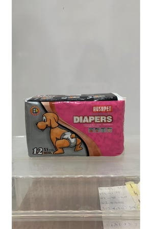 Hushpet Diapers köpek bezi 12’li / XS beden