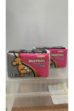 Hushpet Diapers köpek bezi 12’li / XS beden