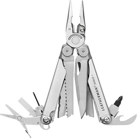 Leatherman Unisex Multitool Wave Plus, Metalik