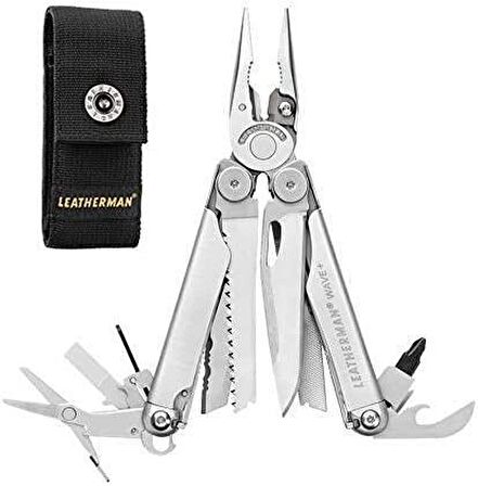 Leatherman Unisex Multitool Wave Plus, Metalik