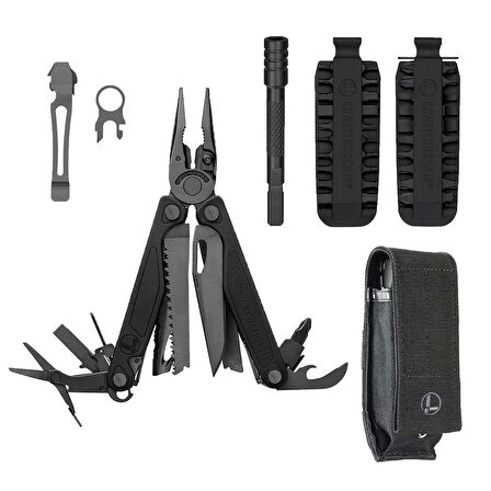 LEATHERMAN CHARGE PLUS BLACK SET 