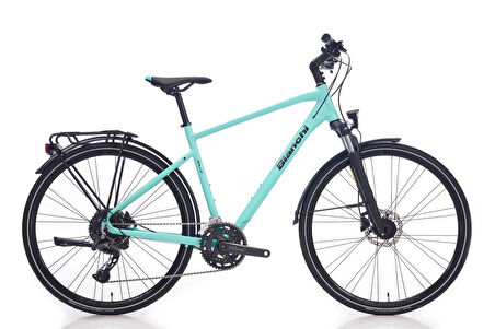 Bianchi Newtourer 28 Jant Hd Şehir Bisikleti (Mat Celeste-Parlak Grafit)