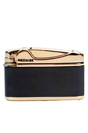 Promise Soft Flame Siyah Gold Metal Çakmak