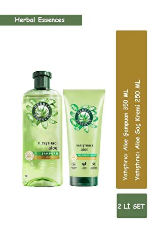 Yatıştırıcı Aloe Içeren Saç Bakım Set