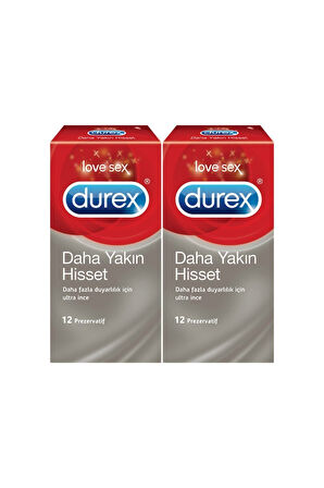Daha Yakın Hisset 40 adet 20li Prezervatif- 2'li Fırsat Paketi