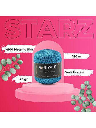 Starz, örgü ipi, Set, Amigurumi ipi, Punch ipi, Panç, Simli ip, Sunum, Supla, Goblen ipi