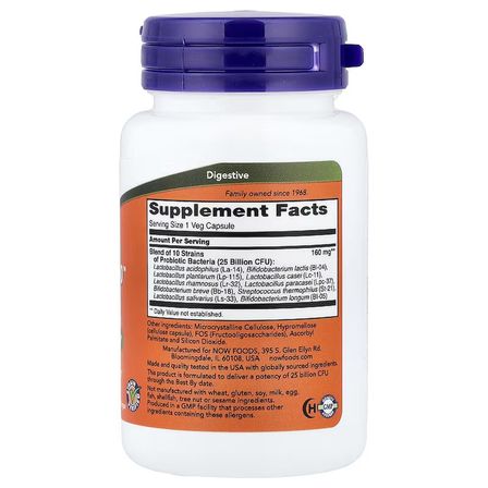 Probiotic-10 ' 25 Billion 50 Veg. Capsules