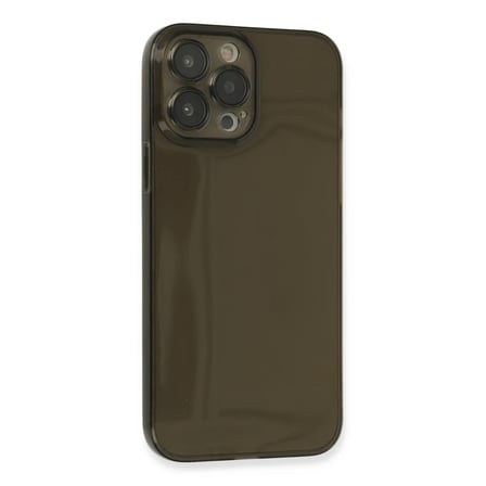 Apple iPhone 13 Pro Max Kılıf Fly Lens Silikon - Siyah