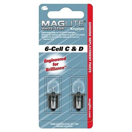 Maglite LWSA601 6C & 6D Ampul