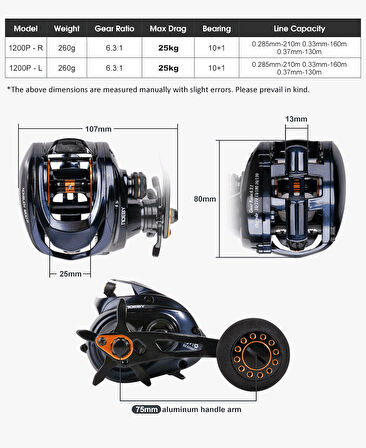 Noeby Nonsuch 1200p L Baitcasting