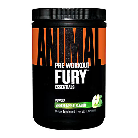 Universal Animal Fury Pre Workout 322 Gr - YEŞİL ELMA
