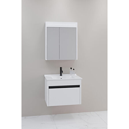 Duenos 65 Cm Banyo Dolabı Npl Aynalı - Boy Dolap Hariç