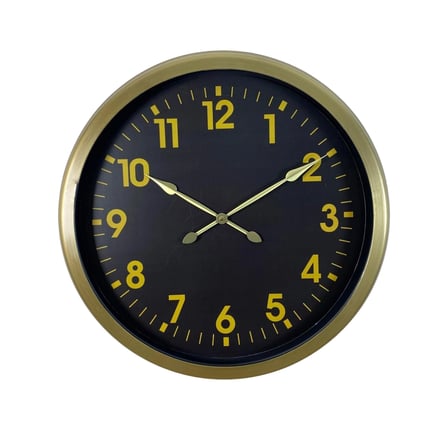 Vintage Klasik 60 x 60 Cm Metal Duvar Saati iegxx