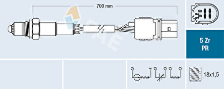 LAMBDA SENSÖRÜ 2,0TDI CKUB-CAAB-CBAB-CFFA-CBBA 03G906262BFAE