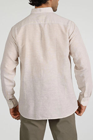 Adam Boxes Slim Fit Gömlek Neo-Epherest - Bej