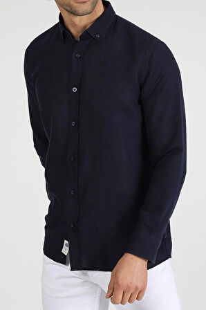 Adam Boxes Slim Fit Gömlek Neo-Epherest - Lacivert