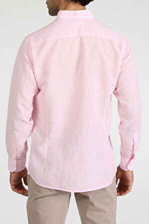 Adam Boxes Slim Fit Gömlek Neo-Epherest - Toz Pembe