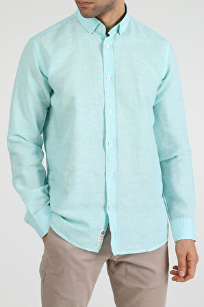 Adam Boxes Slim Fit Gömlek Neo-Epherest - Turkuaz