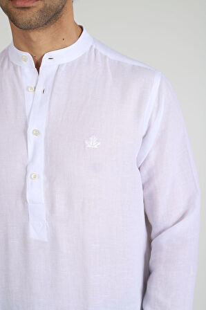 Adam Boxes Relaxed Fit Gömlek Neo-Tranquil - Beyaz