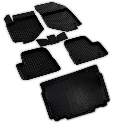 Opel Mokka Ferrous 4D Paspas  ve Alt 3D Bagaj Havuzu 2021 ve Üstü