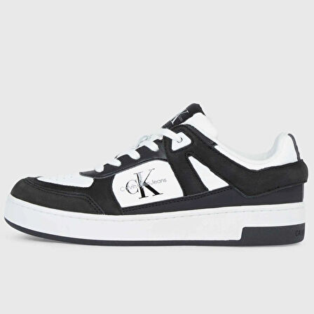 Calvin Klein Classıc Basket Cupsole Low ML Mıx  Erkek Süet Günlük Spor Ayakkabı Siyah 