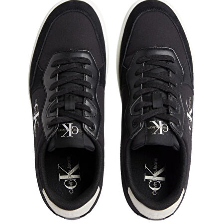 Calvin Klein Classıc Cupsole Low Mıx MTL Erkek Süet Günlük Spor Ayakkabı Siyah 