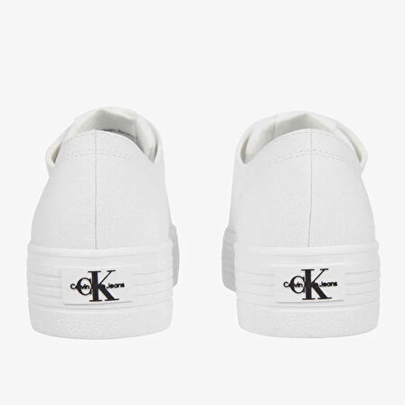 Calvin Klein Jeans Vult Flatform Essential Mono Womens Sneaker Kadın Günlük Spor Ayakkabı Beyaz