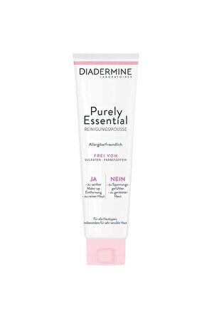 Diadermine Purely Essential Makyaj Temizleme Köpüğü 150 Ml