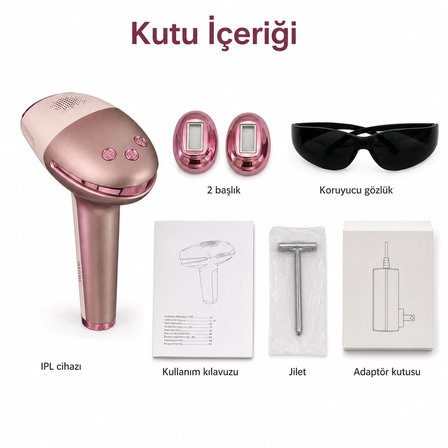 Beauty Professional 999.999 Flash Buz Başlıklı IPL Lazer Epilasyo