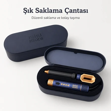 Mini More Professional 6 In 1 Airstyler Hava Üflemeli Saç Şekille