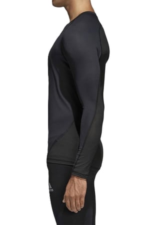 Adidas Climacool Alpaskin Sprt Long Sleeve Top BJK Uzun Kollu Pro Antreman Tişörtü Siyah