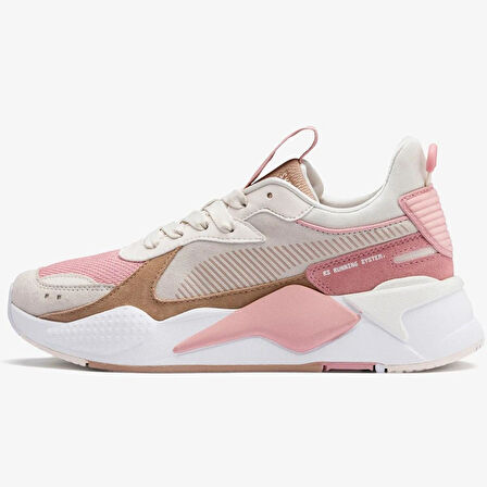 Puma RS-X Reinvent  Women Pink Leather Sneaker Siyah Kadın Hakiki Deri Günlük Spor Ayakkabı Pembe