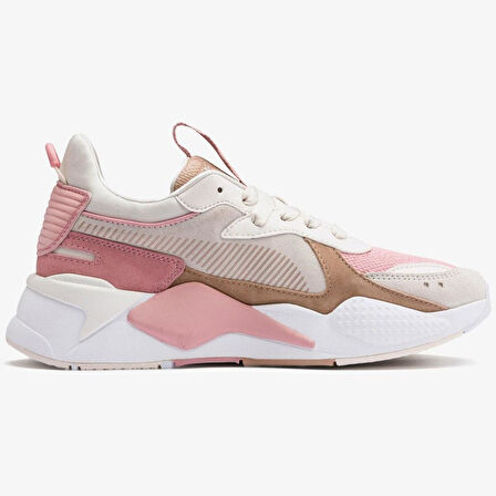 Puma RS-X Reinvent  Women Pink Leather Sneaker Siyah Kadın Hakiki Deri Günlük Spor Ayakkabı Pembe