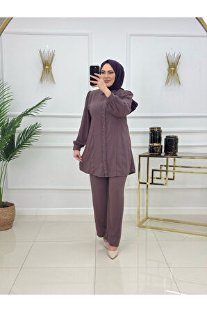 Kadın Tesettür 2'Li Takım Tunik & Pantolon
