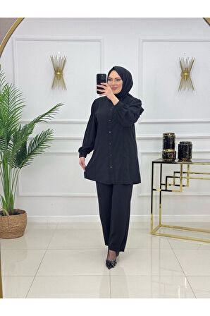 Kadın Tesettür 2'Li Takım Tunik & Pantolon
