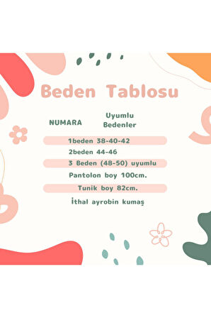 Kadın Tesettür Takım 2'Li Takım Pantolon & Tunik