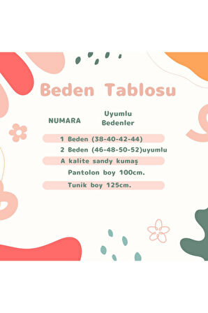 Kadın Tesettür Takım 2'Li Tunik & Pantolon Takımı