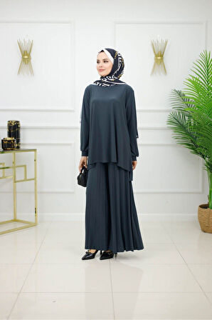 Kadın Tesettür 2'Li Takım Pantolon & Tunik Takımı