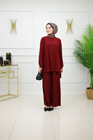 Kadın Tesettür 2'Li Takım Pantolon & Tunik Takımı