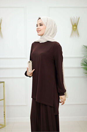 Kadın Tesettür 2'Li Takım Pantolon & Tunik Takımı