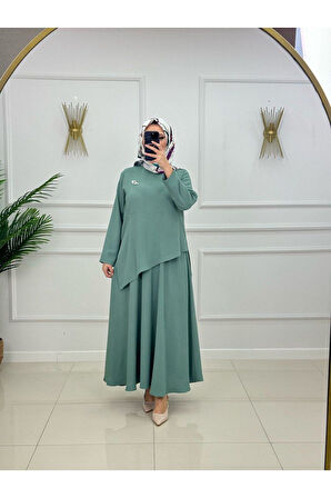 Kadın Tesettür Takım 2'Li Etek & Tunik Takımı