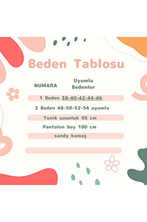 Kadın Tesettür Takım 2'Li Tunik Pantolon Takımı